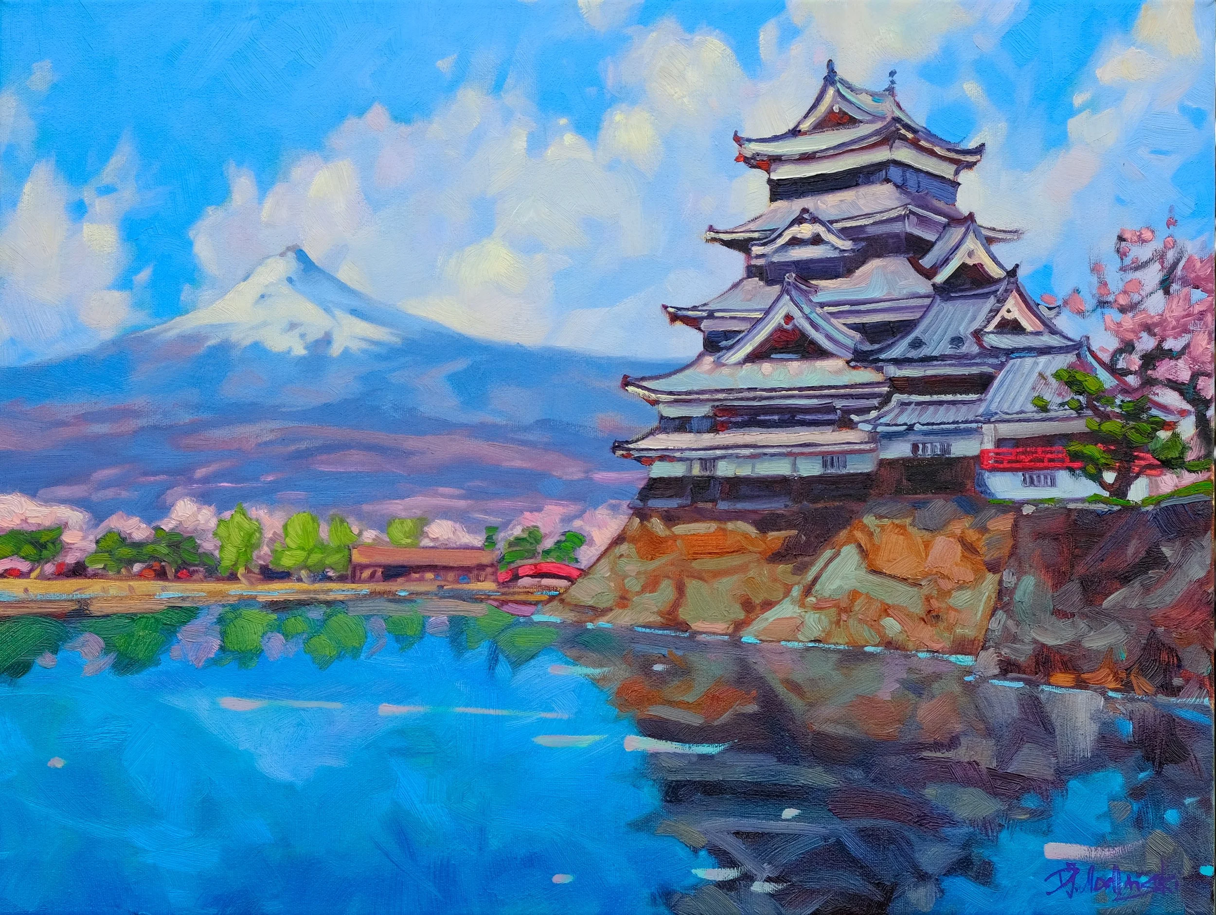 MOUNT FUJI REFLECTION' — PAINTING JOURNEYS